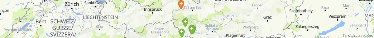 Kartenansicht für Apotheken-Notdienste in der Nähe von Tristach (Lienz, Tirol)